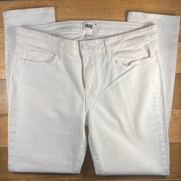 NWT Paige Skyline White Jeans Size 32 (Bin 84) - Picture 6 of 14